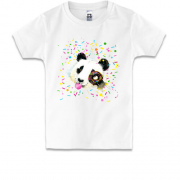 Дитяча футболка з пандою і пончиком