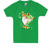 Дитяча футболка з деревною жабою