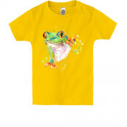 Детская футболка с древесной лягушкой (1)