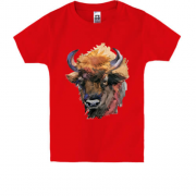 Детская футболка с бизоном