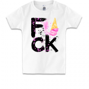 Детская футболка F_ck Ice Cream (black)