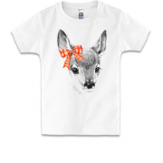Детская футболка с олененком