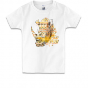 Дитяча футболка зі стилізованим носорогом (2)