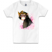 Детская футболка с модной обезьяной