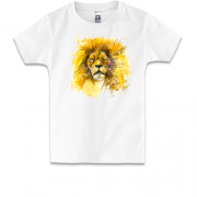 Детская футболка с акварельным львом (2)