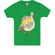 Дитяча футболка з совою "peace"