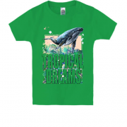 Дитяча футболка з китом "tropical dreams"