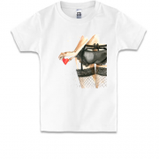 Детская футболка Девушка с сердечком (3)