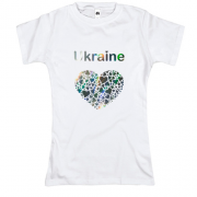 Футболка Ukraine - сердце (голограмма)