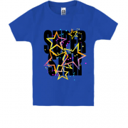 Детская футболка Super star (звёзды 2)