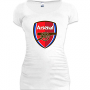 Женская удлиненная футболка Арсенал