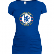 Женская удлиненная футболка Челси