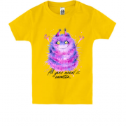 Детская футболка с монстром "all you need is monster" (2)