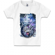 Детская футболка c леопардом "Enjoy the universe"