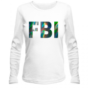 Жіночий лонгслів FBI (голограма) (голограма)