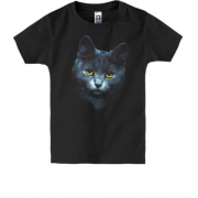 Детская футболка с котом