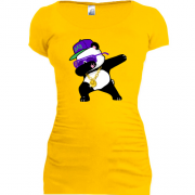 Подовжена футболка Dabbing Gangsta Panda