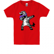 Дитяча футболка Зебра Dab
