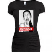 Подовжена футболка Bonjour