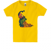 Детская футболка Павлин