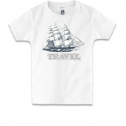 Детская футболка Travel парусник