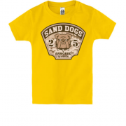 Дитяча футболка Sand dogs armored division