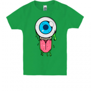 Дитяча футболка з усміхненим монстриком оком