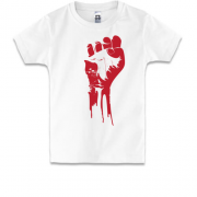 Детская футболка с кулаком