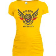 Подовжена футболка road rider motor club