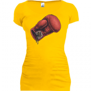 Подовжена футболка з боксерською рукавичкою