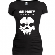 Подовжена футболка Call of Duty Ghosts (Skull)