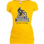 Подовжена футболка legend motorcycles