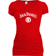 Женская удлиненная футболка Jack Daniels