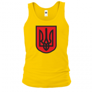 Майка с красно-черным гербом Украины