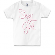 Дитяча футболка з написом sexy girl