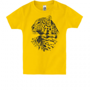 Детская футболка с тигром в профиль