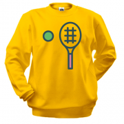 Свитшот с ракеткой и теннисным мячом
