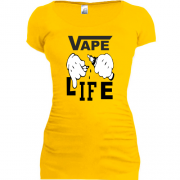 Подовжена футболка Vape life