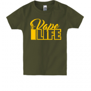 Детская футболка Vape life 2