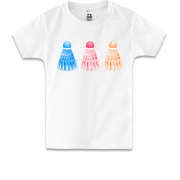 Дитяча футболка з трьома воланчиками