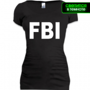 Подовжена футболка FBI