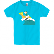 Детская футболка с судьей водного поло