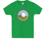 Детская футболка с мячом для гольфа