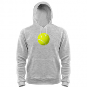 Толстовка с  зеленым теннисным мячом