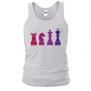 Майка с шахматами