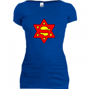 Женская удлиненная футболка Говарда Superjew