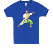 Детская футболка с таэквондистом