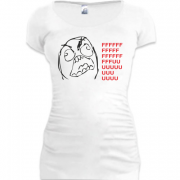 Женская удлиненная футболка FFFUUU