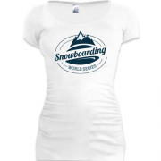 Подовжена футболка snowboarding