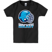Детская футболка с хоккейным шлемом
